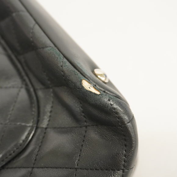 CHANELAuth  Ligne Cambon Women's Undefined,Leather Tote Bag Black - Picture 6 of 10